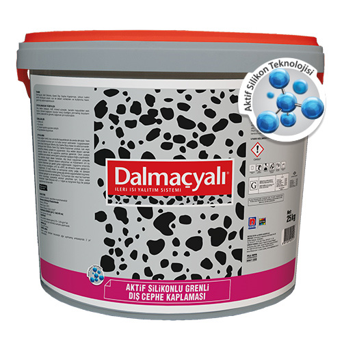 Dalmaçyalı Aktif Silikonlu Grenli Dış Cephe Kaplama